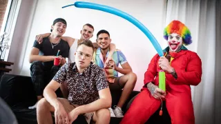 William Seed & Brent North in The Stripper Clown - MenNetwork