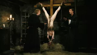 Sexy Witch Mathilda Endures BDSM Candle Wax Torment & Hot Mud Play