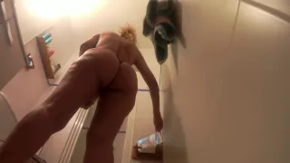 Continuation Of Milena In The Bathroom