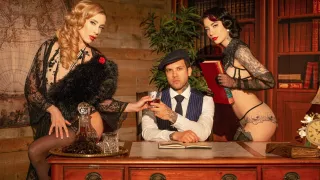 All Hands On Small Hands Video With Aiden Ashley, Small Hands, Charlotte Sartre - Brazzers