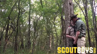 ScoutBoys - Smooth young Scout fucked raw in wood by hot scout leader