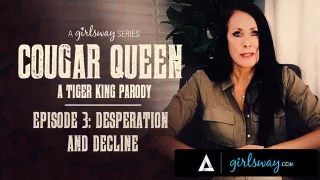 GIRLSWAY Cougar Queen Reagan Foxx Goes Sexually Insane In Parody Documentary