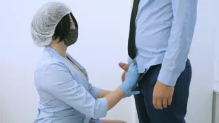 Nurse Sucked A Big Dick And Gave Tits Fuck