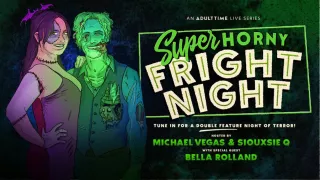 Bella Rolland & Siouxsie Q in Michael Vegas, Siouxsie Q & Bella Rolland - Super Horny Fright Night