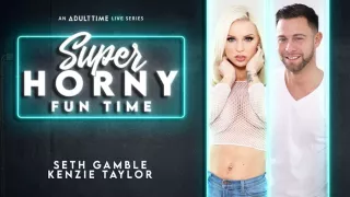Kenzie Taylor & Seth Gamble in Kenzie Taylor & Seth Gamble - Super Horny Fun Time