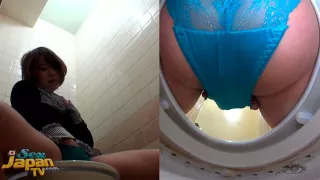 Babe In Blue Satin Panties