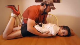 Amazing Adult Clip Hogtied Exotic Pretty One