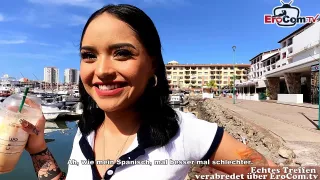 mexican skinny latina teen slut pick up in holiday from germam tourist pov