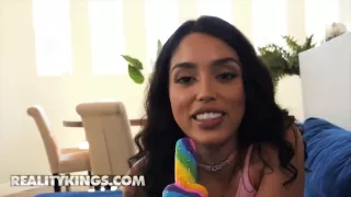 Vanessa Sky Fills Her Mouth With Ricky Johnsons Bbc & Gets Her Holes Stretched Out