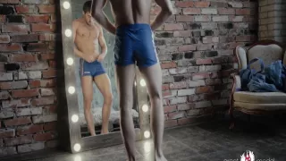 Model Does Some In Natures Garb Shadow Boxing