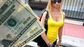 Cute Blondie Gets Tricked on the Bus - BangBus