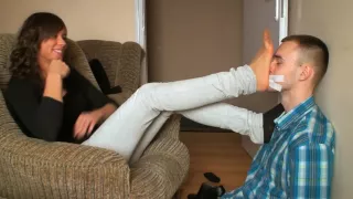 Tape Gagged & Forced To Smell