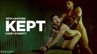 Kept: Casey Everett Is Used & Fucked By Seth Santoro Raw - KinkMen