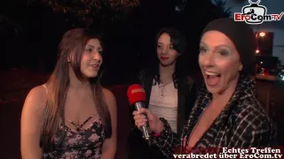 Public street sex casting with german teens and tourist