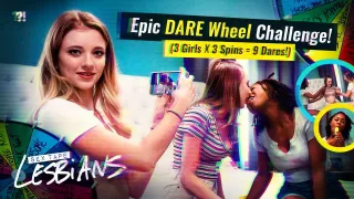 Riley Star & Kyler Quinn & Hazel Grace in Epic DARE Wheel Challenge! (3 Girls x 3 Spins = 9 Dares!)