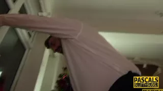 Whipped tattooed teen redhead submissive