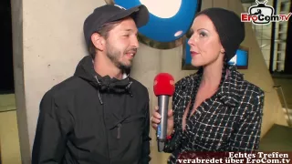 german real street casting - girl ask guys for sex in public