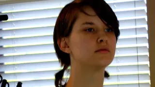 A hot brunette caressing herself in the gym