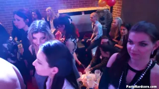 Tipsy babes and horny guys are about to turn a birthday party into a massive orgy