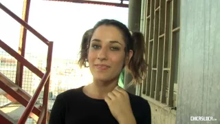 Outdoor Public Sex And Facial With Tattooed Teen Latina