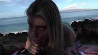 Cock loving blonde, Melody Marks cant hold back from giving blowjobs even to guys she doesnt know