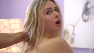 Alecia Fox is a beautiful, blonde babe who likes to ride a hard cock, in the morning