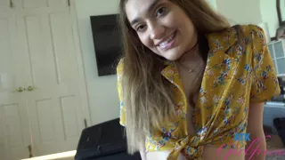 amazing girlfriend  plays with cock