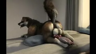 h0rs3 Dog Cumming His Big Load