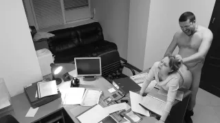 Seduction Of Office Secretary Caught On Hidden Security Cam