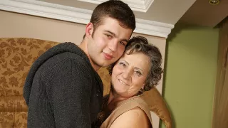 Horny Grandma Gets Fucked By Her Toyboy - MatureNL