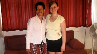 Naughty Old And Young Lesbians Doing Eachother - MatureNL