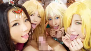 Ririka & Rui Hizuki & Mikuru Shiiba & Kurumi Tamaki in Ririka, Rui Hizuki, Mikuru Shiiba, and Kurumi Tamaki Reincarnated into a Alternate Universe for Elf Harem Sex at a Fantasy Pub Part 2 - TMAVR