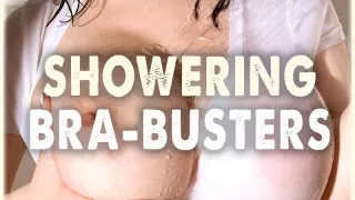 Showering Bra-busters - Beshine, Christy Marks, and Karina Hart - Scoreland