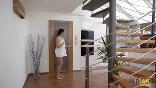 OLD4K. Arousing pretty Anne Rose tastes mature dick and gets her pussy nailed