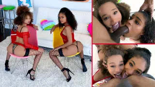 Cecilia Lion & Scarlit Scandal in Double Down With Cecilia And Scarlit - Swallowed