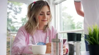 Young Russian girl loves to engage in gentle sex in the pose of cancer...