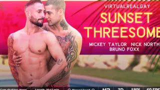 Mickey Taylor & Nick North in Sunset Threesome - SexLikeReal Gay