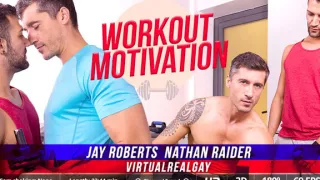 Jay Roberts & Nathan Raider in Workout Motivation - SexLikeReal Gay