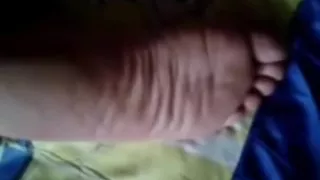 Sleeping latina feet