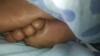 My old classmate sleeping feet pt 2