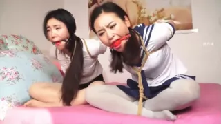 Two girls bondage