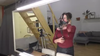 Mia self bondage test