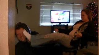 white/pink sock worship