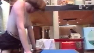 Group sex in the restaurant