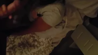 Nearly passed out wife jerks my dick