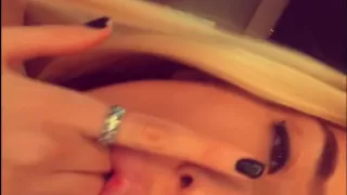 Girl home allone masturbating in bed