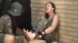 Rose Feet Tickled in the Army