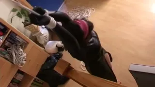 Yuffie Tied up in Shiny Dress