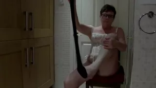 Naughty Milf Striptease & Spanking