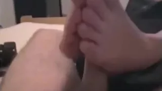 Amateur foot brats - Giant load on her feet & toes